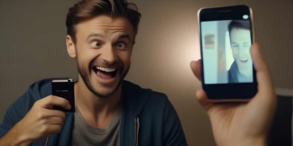 Процесс съемки смешного видео для продвижения биржи трафика