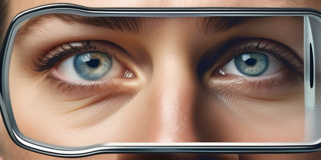 Увеличительное стекло, рассматривающее онлайн-рекламу мобильной игры.