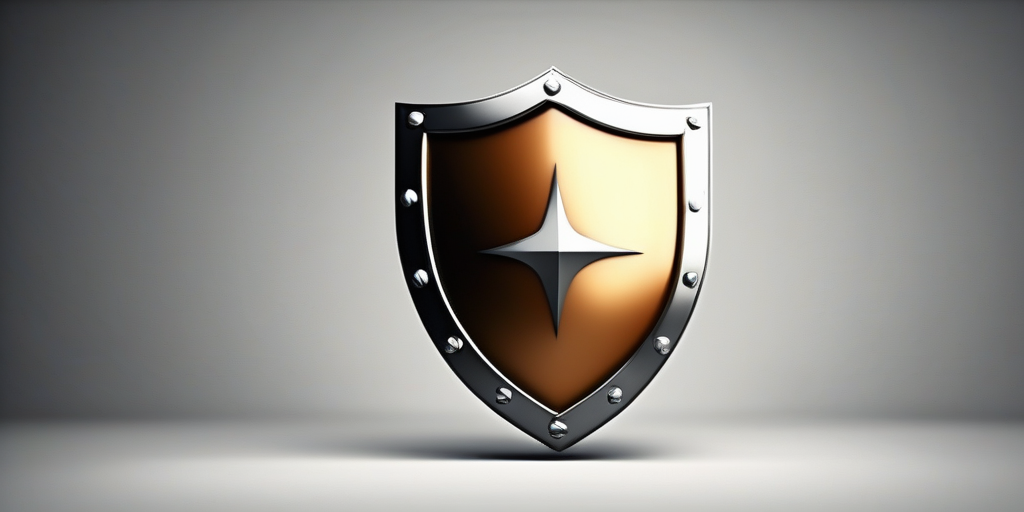 Щит с галочкой внутри, символизирующий защиту от мошенничества в цифровой рекламе.