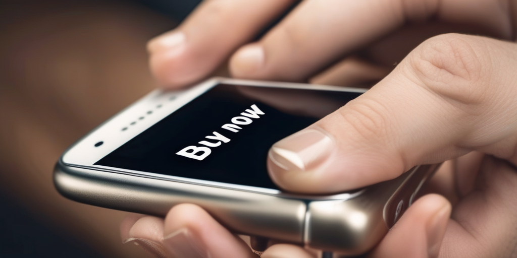 Покупка товара через мобильный телефон