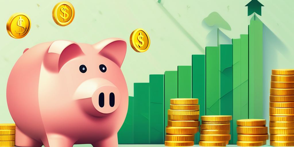 Растущий график, символизирующий финансовый рост