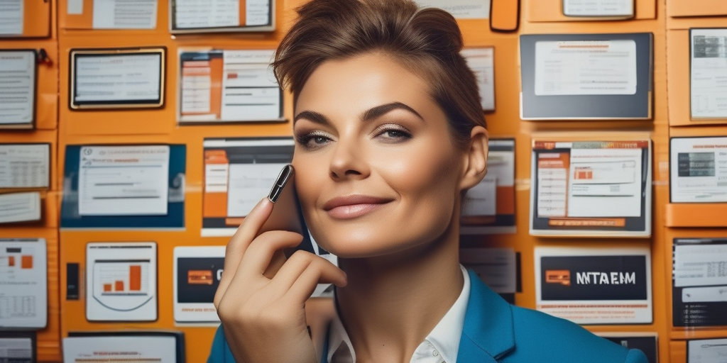 Яркое и воодушевляющее изображение человека, достигающего своих целей с помощью онлайн-задач.