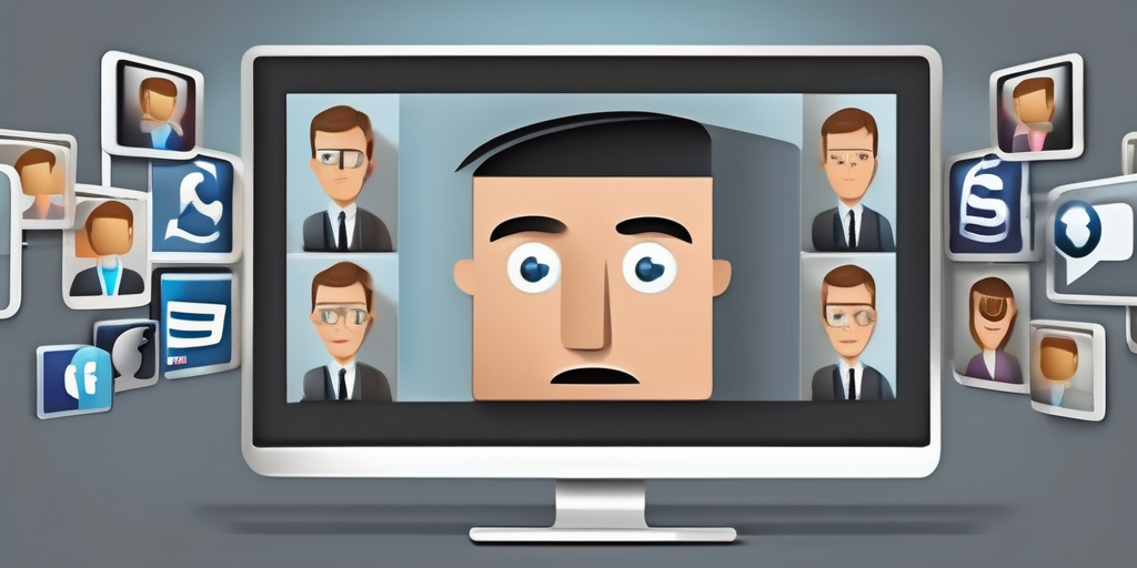 Новичок рассматривает экран с иконками социальных сетей.