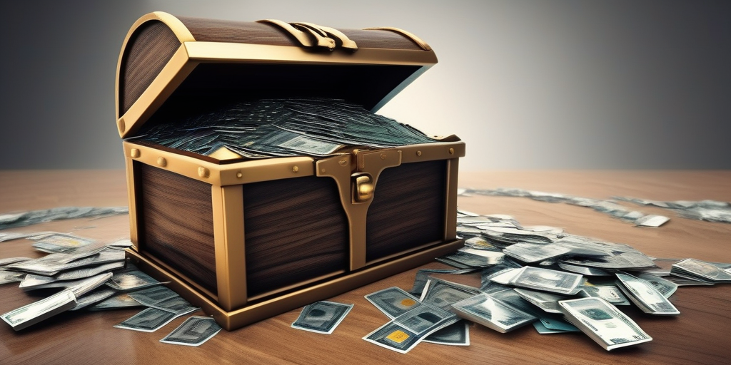 Схематичное изображение сундука с трафиком.