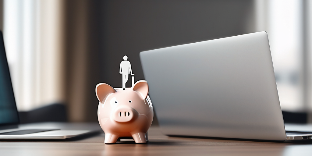 Графическое изображение баланса между онлайн-опросами и заработком