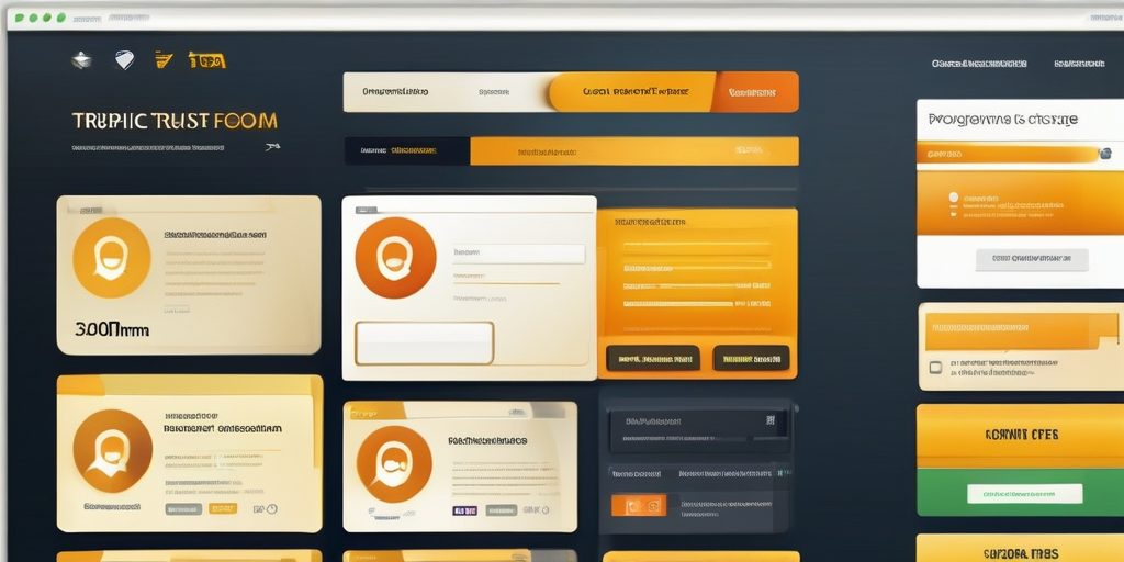 Иллюстрация привлекательного и профессионального профиля на бирже трафика.