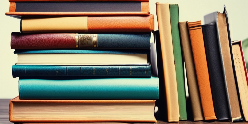 Книги и ноутбук – символы знаний и заработка в интернете