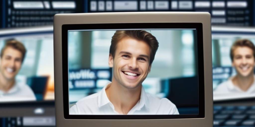 Человек увлеченно кликает на рекламу, символизируя заработок в интернете.