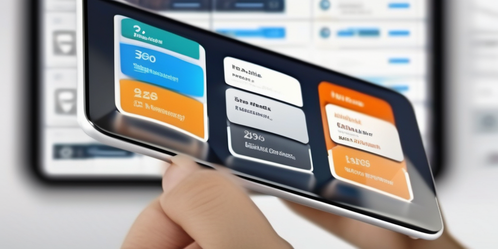 Выбор задания на установку приложения на планшете