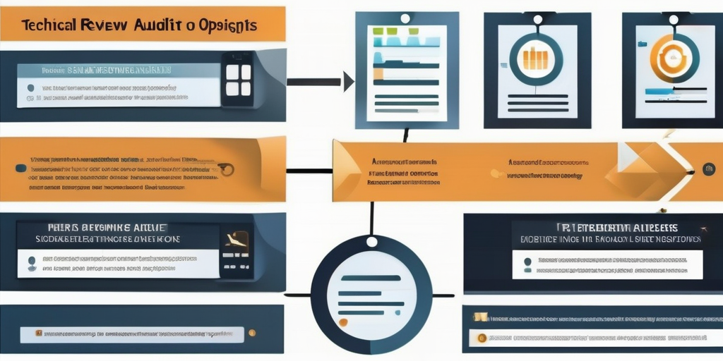 Инфографика этапов аудита сайта.