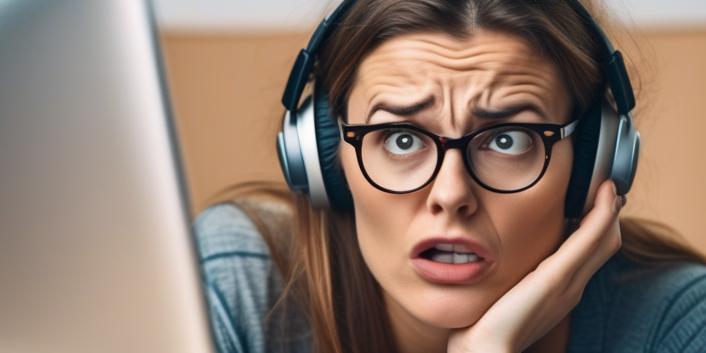 Разочарованный пользователь, закрывающий вкладку с сайта