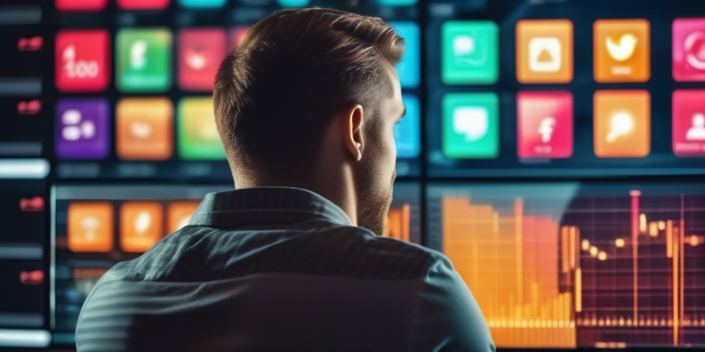 Аналитика социальных сетей, показывающая рост и прогресс