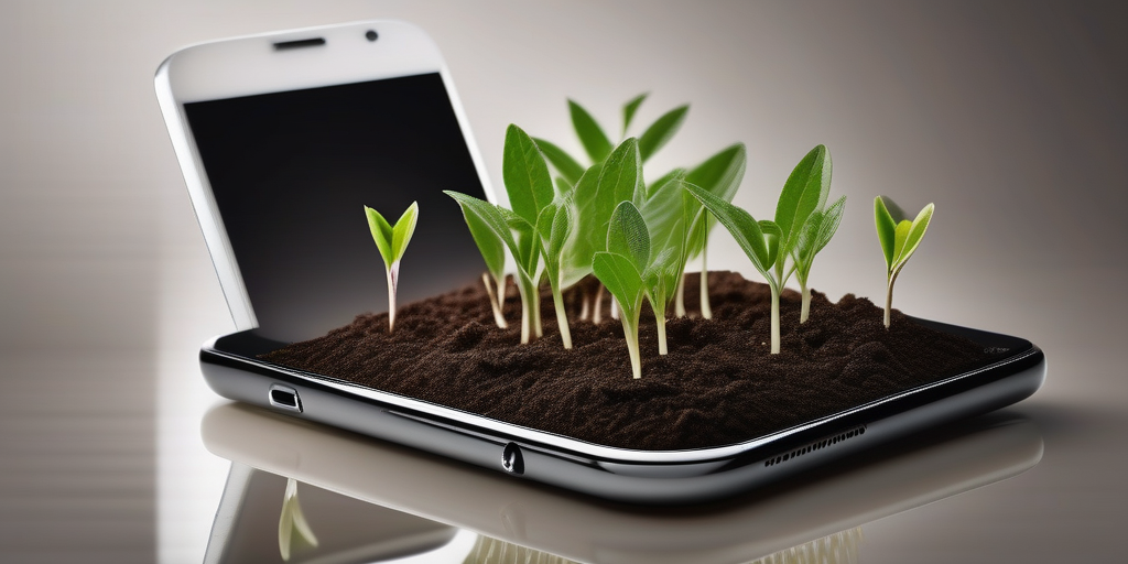 Графика, символизирующая рост бизнеса в Telegram