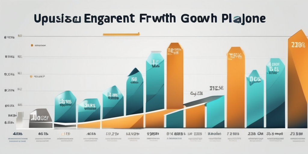 График, демонстрирующий рост вовлеченности и подписчиков на платформе социальных сетей.