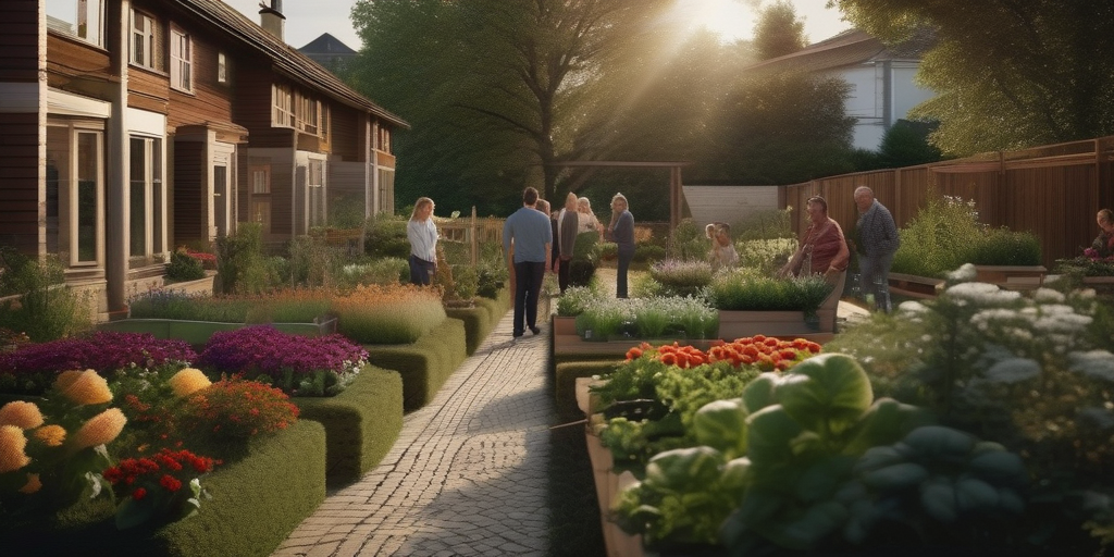 Сообщество как сад, где люди заботятся друг о друге