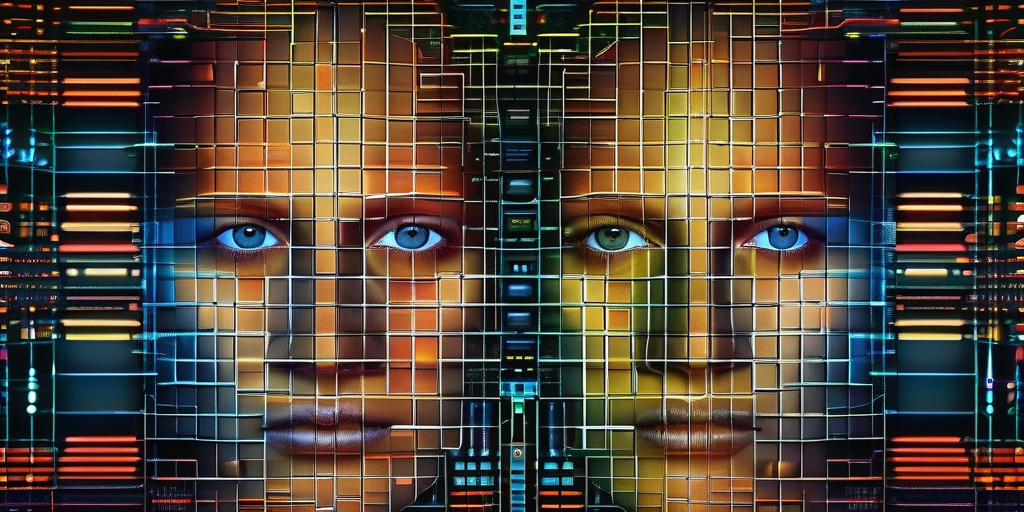 Схема нейронной сети на экране компьютера