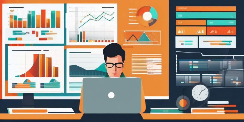 Схема посещаемости веб-сайта, отражающая аналитику трафика