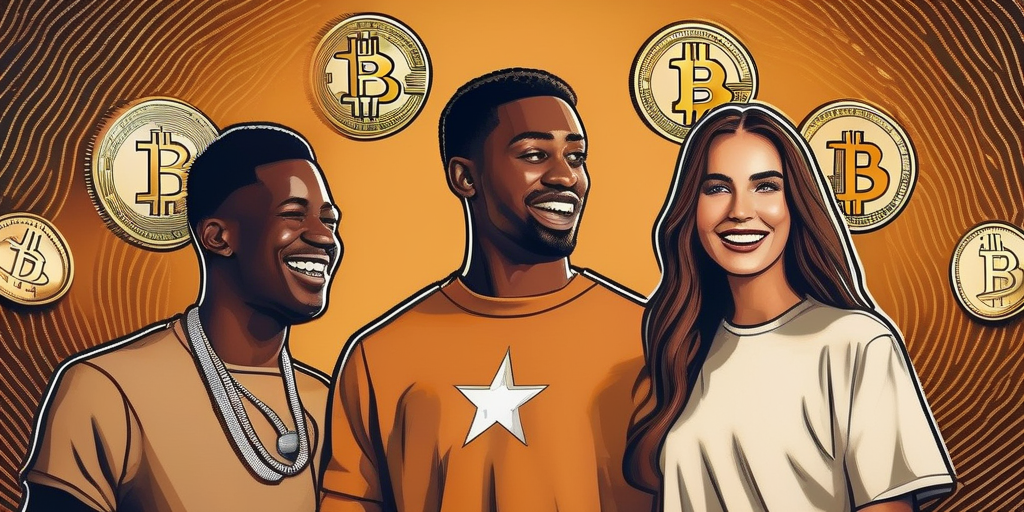 Группа людей обсуждает криптовалюту и технологию блокчейн.